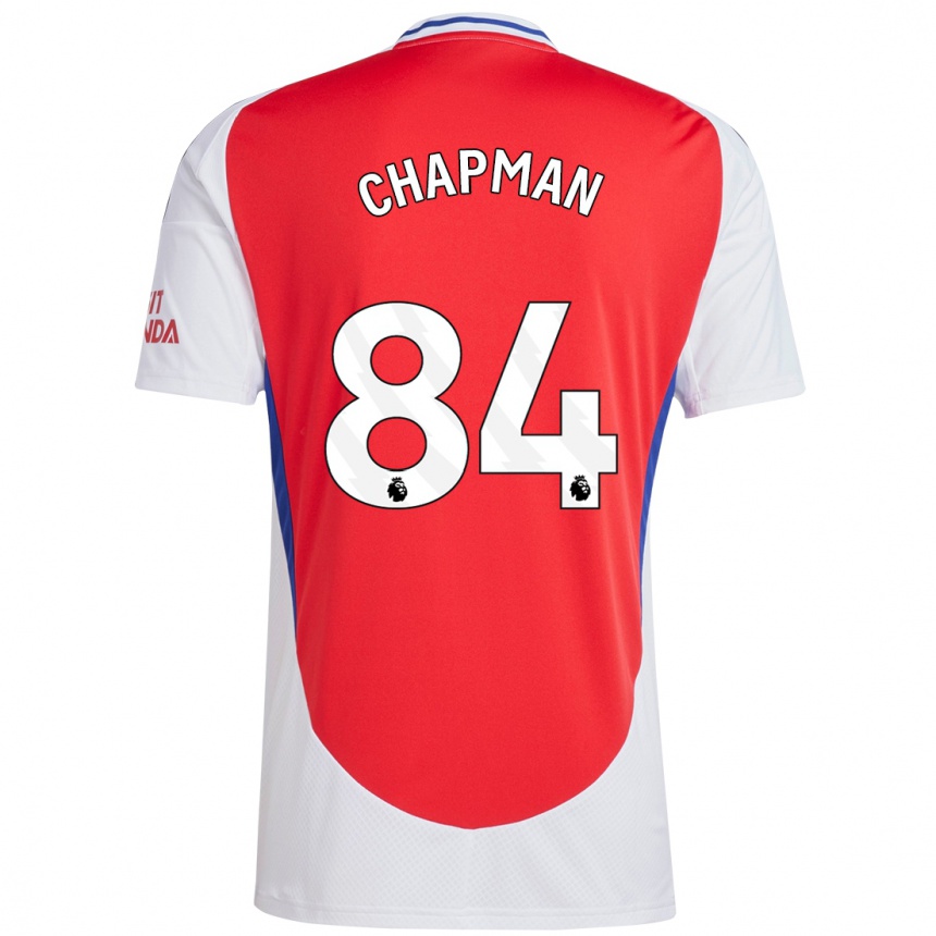 Men Football Samuel Chapman #84 Red White Home Jersey 2024/25 T-Shirt Uk