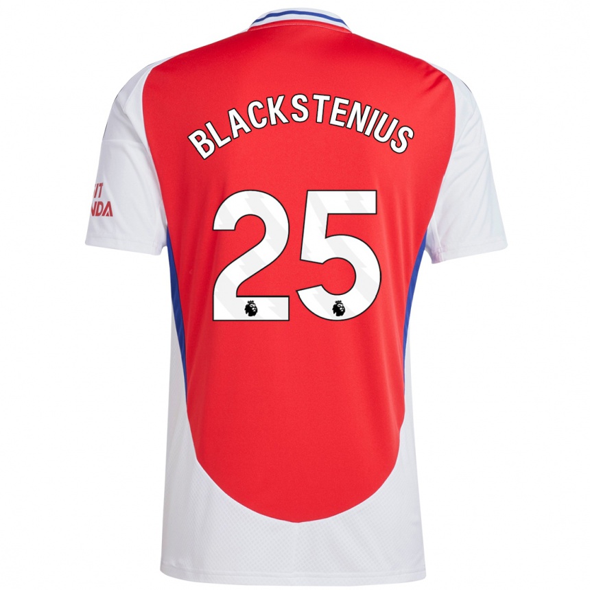 Men Football Stina Blackstenius #25 Red White Home Jersey 2024/25 T-Shirt Uk