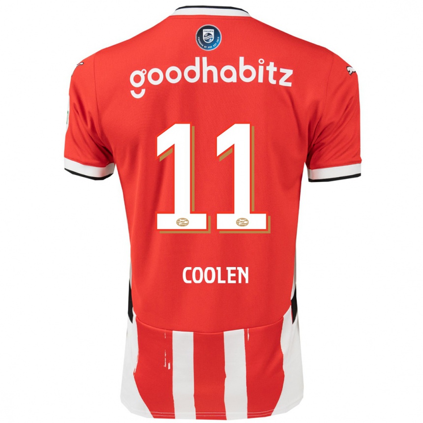 Men Football Nadia Coolen #11 Red White Home Jersey 2024/25 T-Shirt Uk