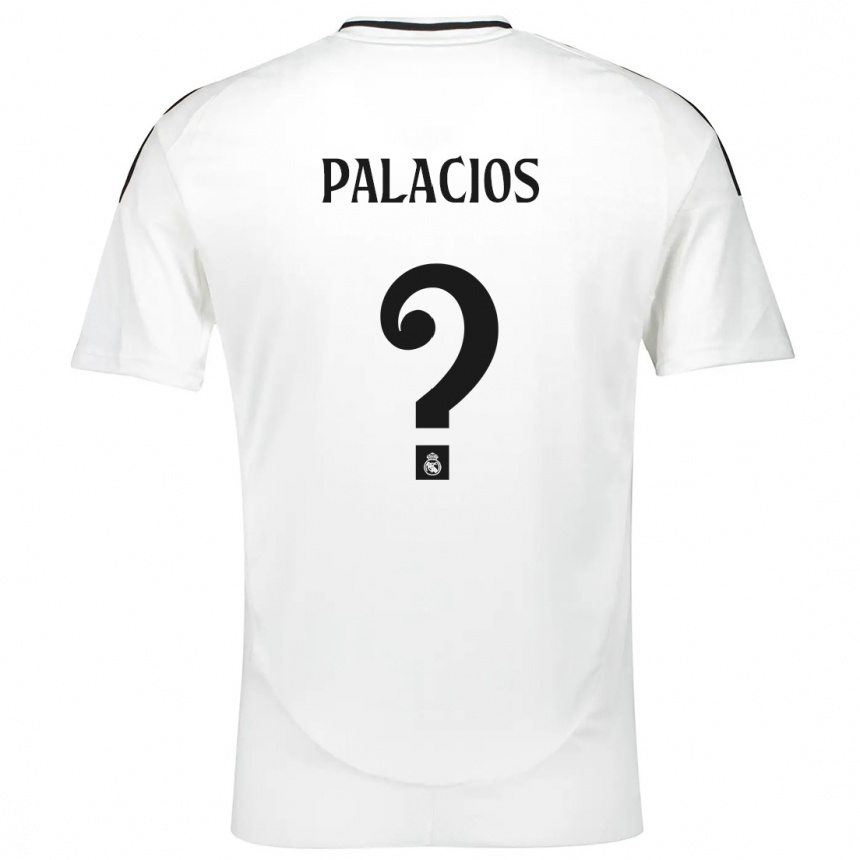 Men Football Cesar Palacios #0 White Home Jersey 2024/25 T-Shirt Uk