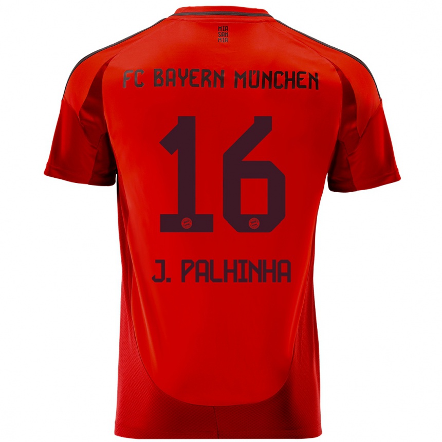 Men Football João Palhinha #16 Red Home Jersey 2024/25 T-Shirt Uk