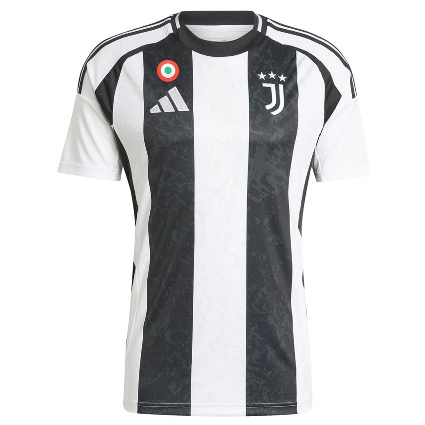 Men Football Nicolo Turco #18 White Black Home Jersey 2024/25 T-Shirt Uk