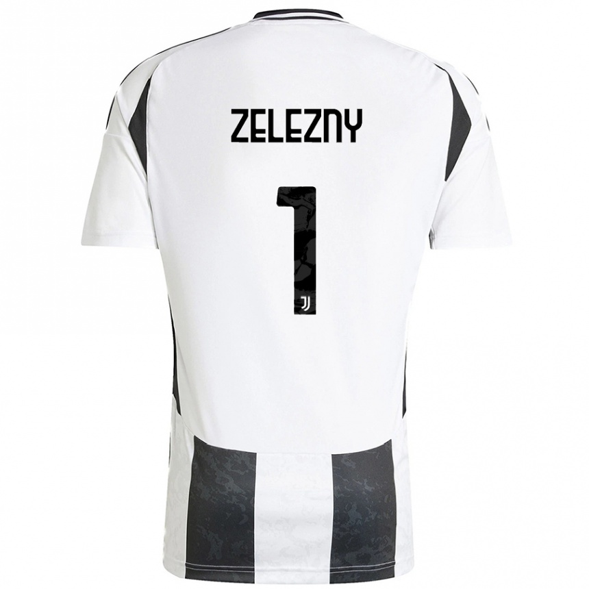 Men Football Radoslaw Zelezny #1 White Black Home Jersey 2024/25 T-Shirt Uk