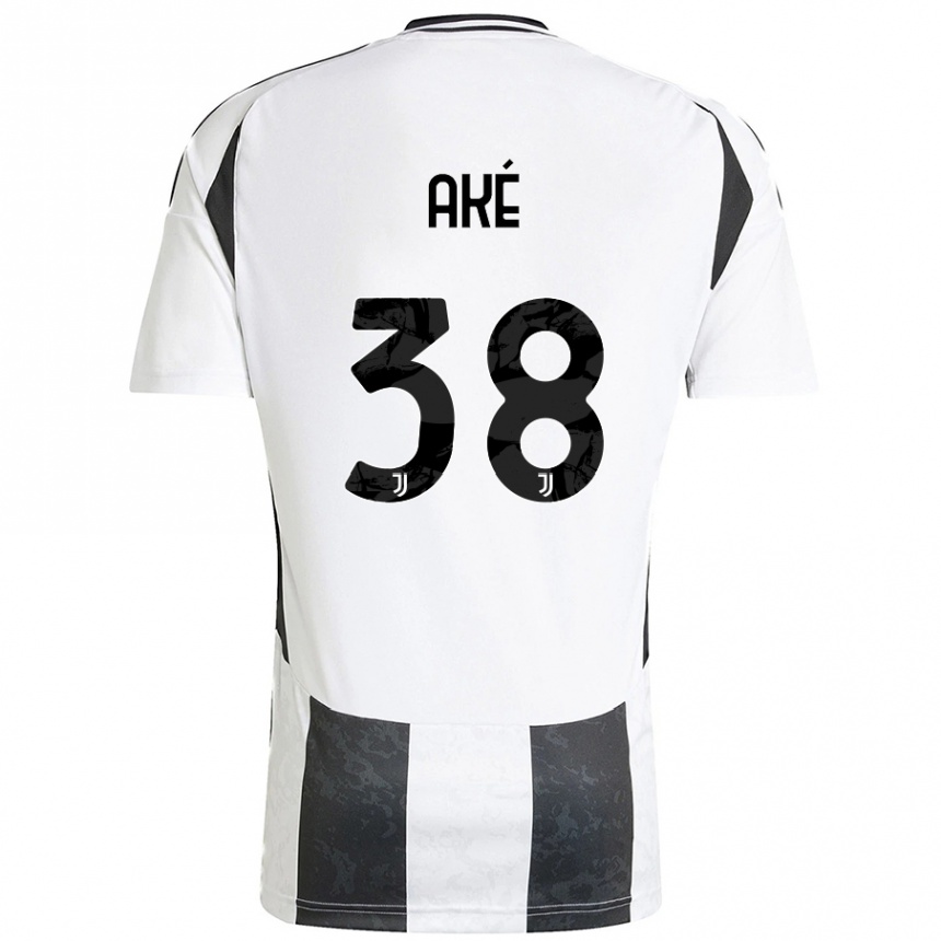 Men Football Marley Ake #38 White Black Home Jersey 2024/25 T-Shirt Uk