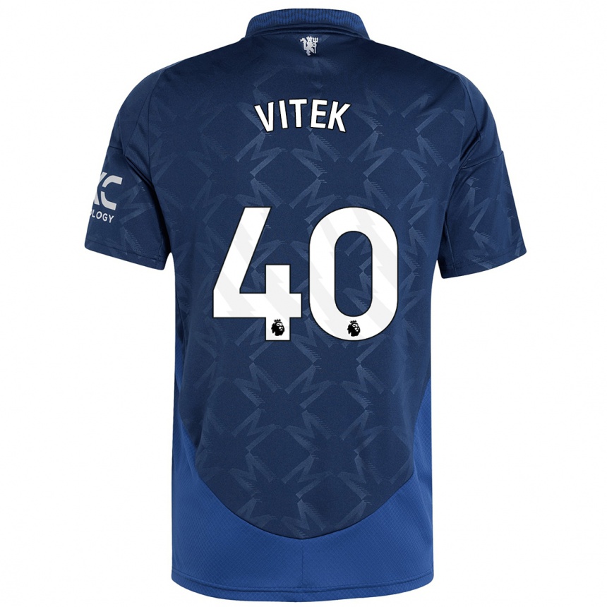 Men Football Radek Vitek #40 Indigo Away Jersey 2024/25 T-Shirt Uk