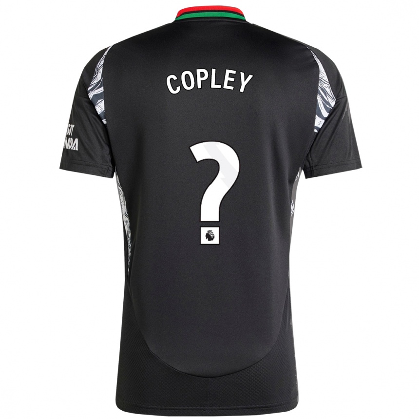 Men Football Louie Copley #0 Black Away Jersey 2024/25 T-Shirt Uk