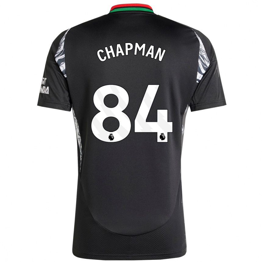 Men Football Samuel Chapman #84 Black Away Jersey 2024/25 T-Shirt Uk