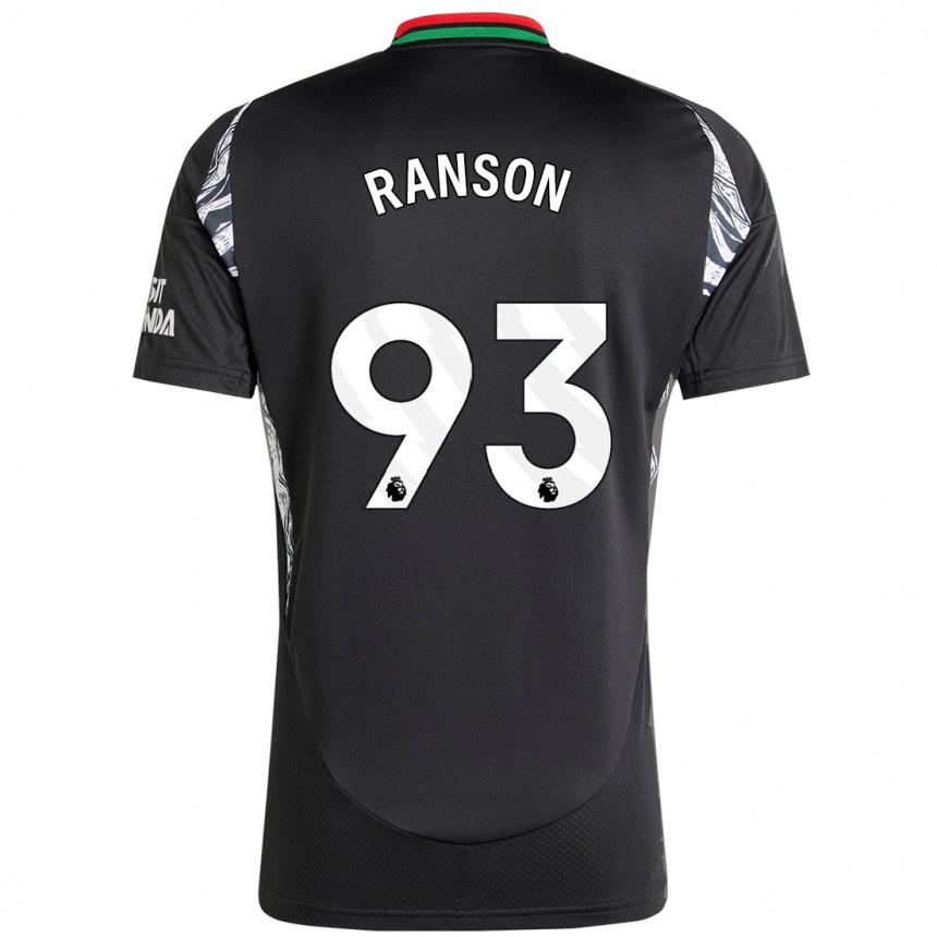 Men Football Khari Ranson #93 Black Away Jersey 2024/25 T-Shirt Uk