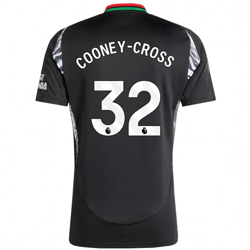 Men Football Kyra Cooney-Cross #32 Black Away Jersey 2024/25 T-Shirt Uk