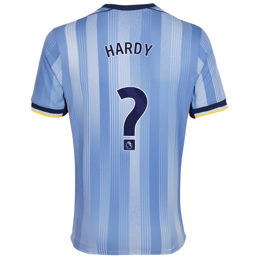 Men Football Malachi Hardy #0 Light Blue Away Jersey 2024/25 T-Shirt Uk