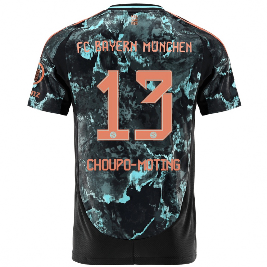 Men Football Eric Maxim Choupo-Moting #13 Black Away Jersey 2024/25 T-Shirt Uk