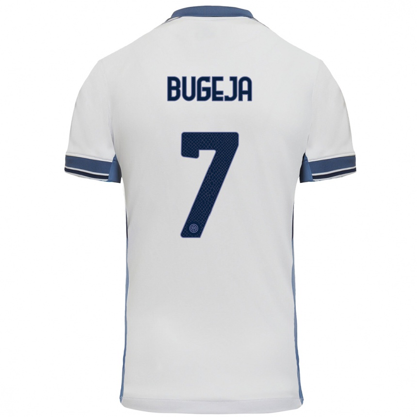 Men Football Haley Bugeja #7 White Grey Away Jersey 2024/25 T-Shirt Uk