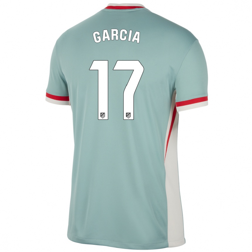 Men Football Gaby García #17 Light Beige Blue Away Jersey 2024/25 T-Shirt Uk