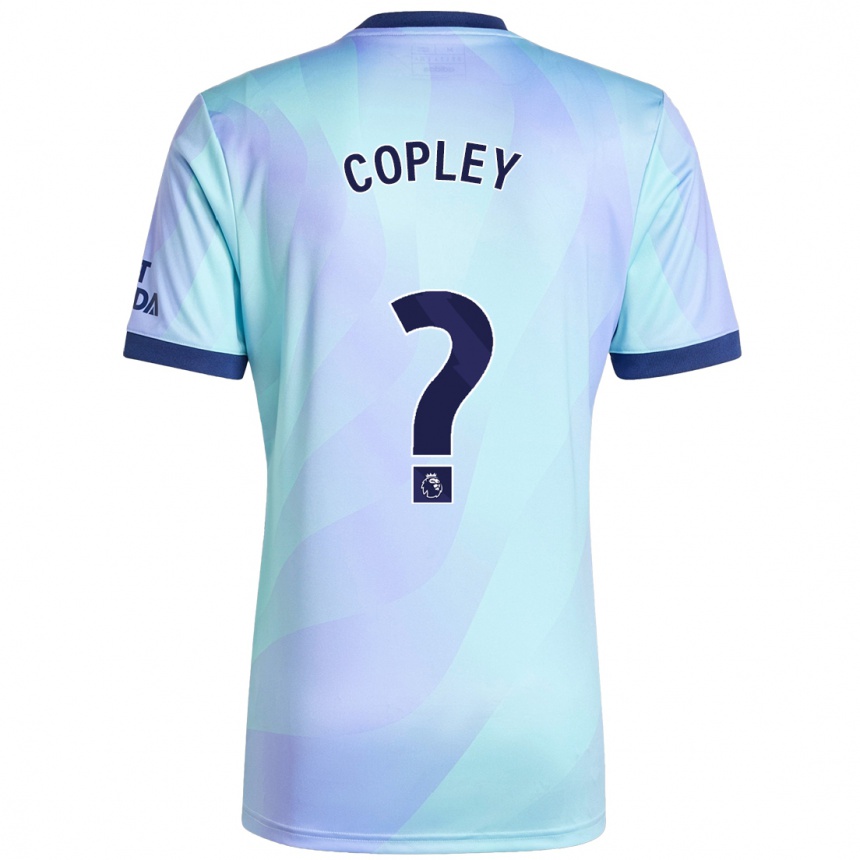 Men Football Louie Copley #0 Aqua Third Jersey 2024/25 T-Shirt Uk