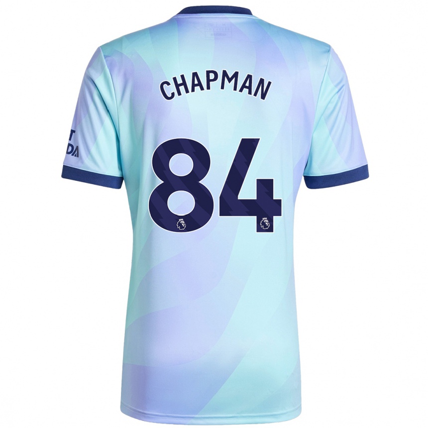 Men Football Samuel Chapman #84 Aqua Third Jersey 2024/25 T-Shirt Uk