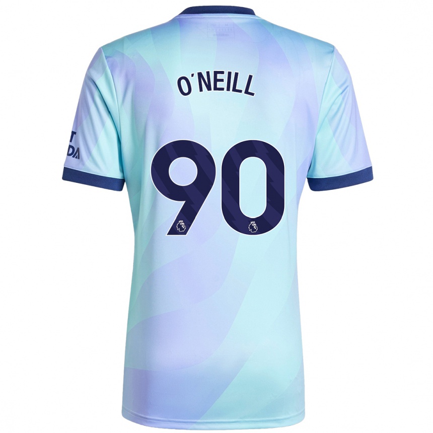 Men Football Ceadach O'neill #90 Aqua Third Jersey 2024/25 T-Shirt Uk