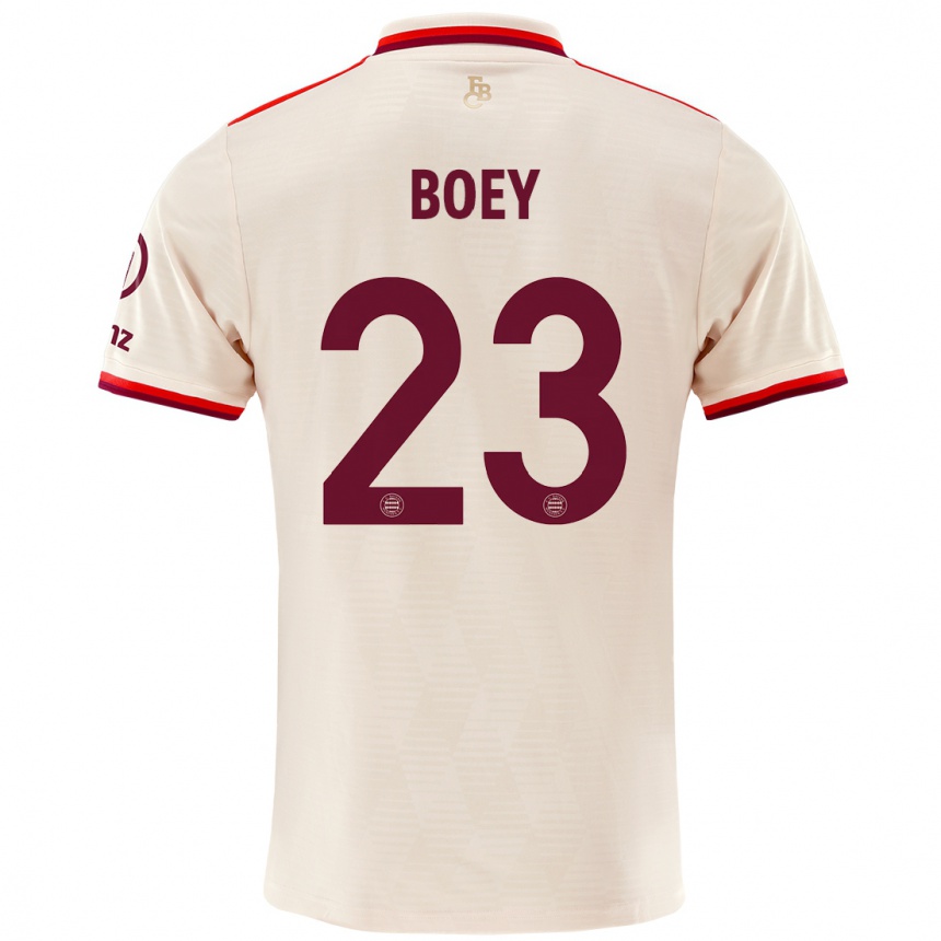 Men Football Sacha Boey #23 Linen Third Jersey 2024/25 T-Shirt Uk