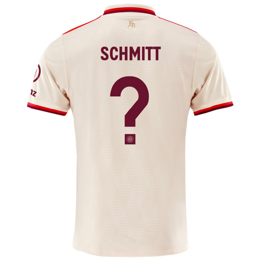 Men Football Max Schmitt #0 Linen Third Jersey 2024/25 T-Shirt Uk