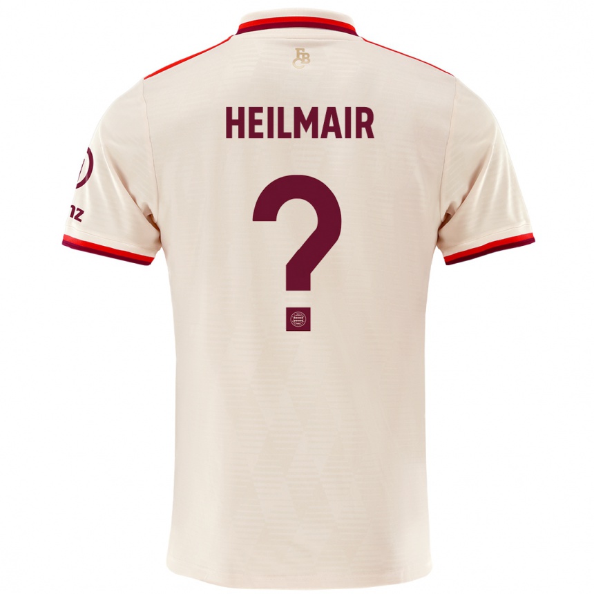 Men Football Hannes Heilmair #0 Linen Third Jersey 2024/25 T-Shirt Uk