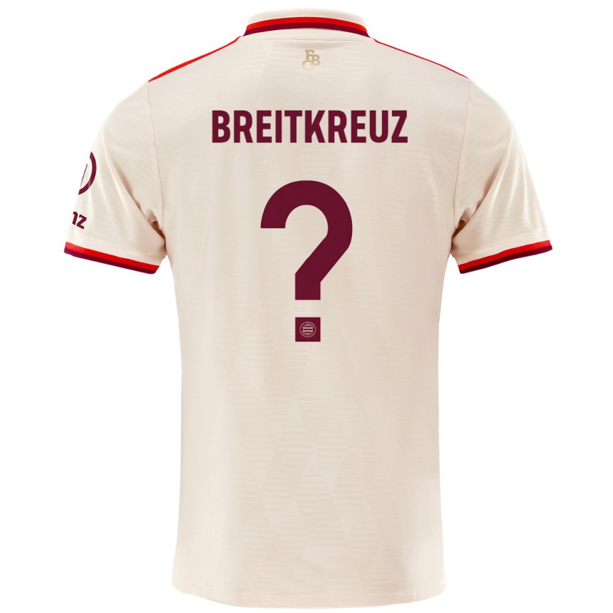 Men Football Steve Breitkreuz #0 Linen Third Jersey 2024/25 T-Shirt Uk