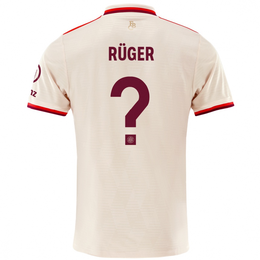 Men Football Kurt Rüger #0 Linen Third Jersey 2024/25 T-Shirt Uk