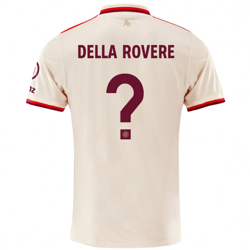 Men Football Guido Della Rovere #0 Linen Third Jersey 2024/25 T-Shirt Uk