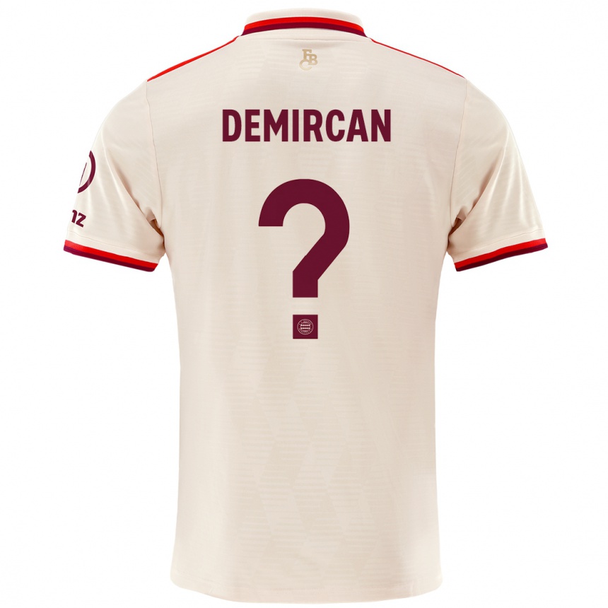 Men Football Emirhan Demircan #0 Linen Third Jersey 2024/25 T-Shirt Uk