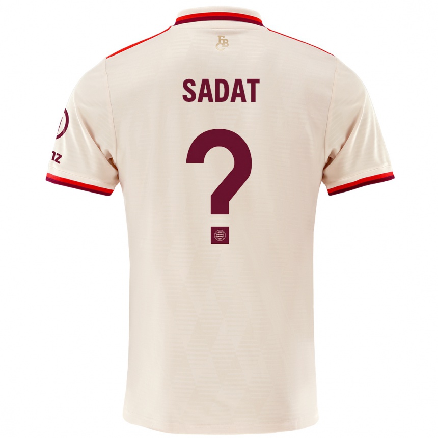 Men Football Mudaser Sadat #0 Linen Third Jersey 2024/25 T-Shirt Uk