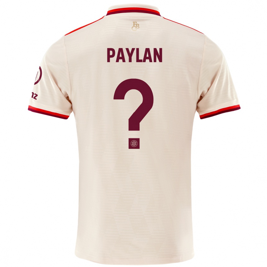 Men Football Can Paylan #0 Linen Third Jersey 2024/25 T-Shirt Uk