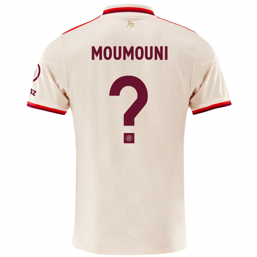 Men Football Rayan Moumouni #0 Linen Third Jersey 2024/25 T-Shirt Uk