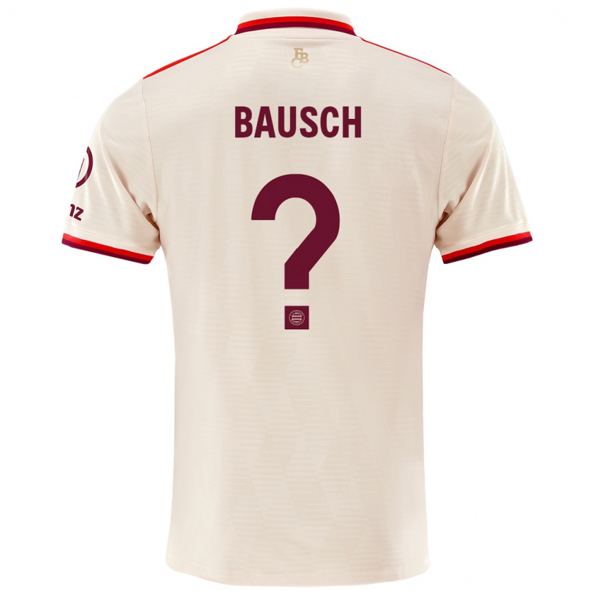 Men Football David Bausch #0 Linen Third Jersey 2024/25 T-Shirt Uk