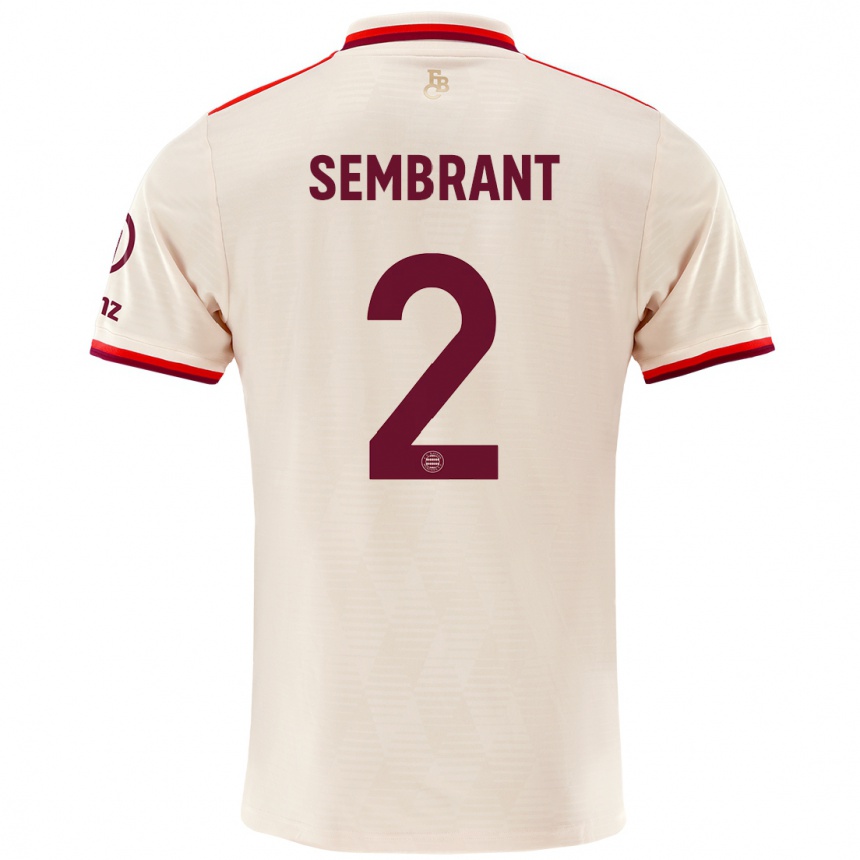 Men Football Linda Sembrant #2 Linen Third Jersey 2024/25 T-Shirt Uk