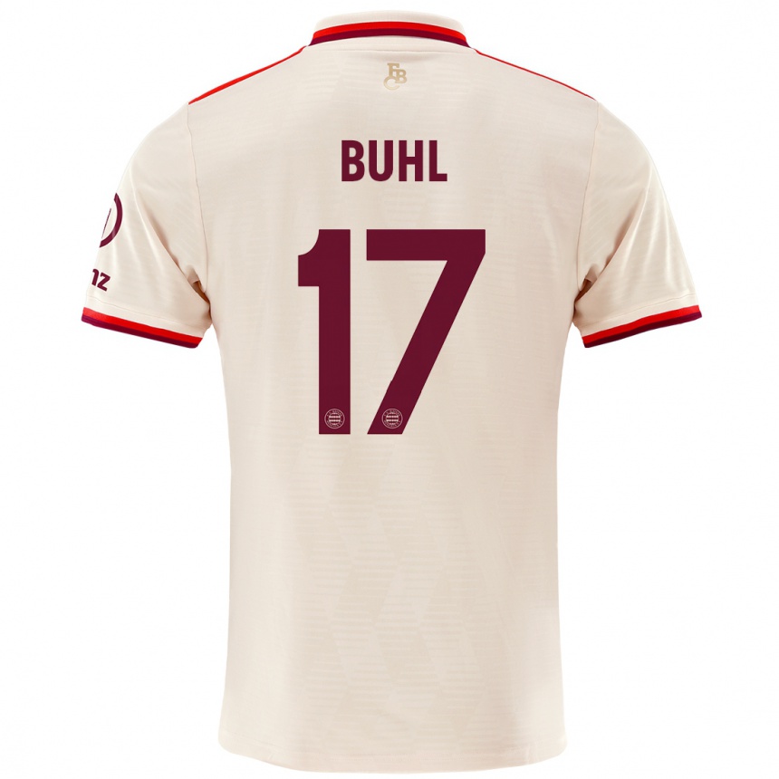 Men Football Klara Buhl #17 Linen Third Jersey 2024/25 T-Shirt Uk