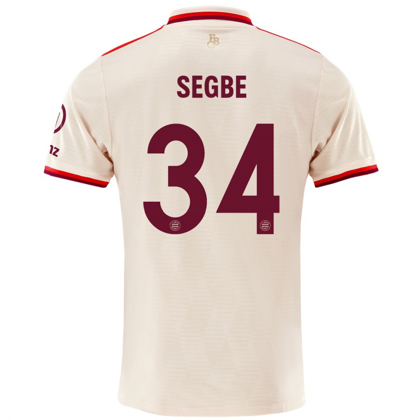 Men Football Désiré Sègbè #34 Linen Third Jersey 2024/25 T-Shirt Uk