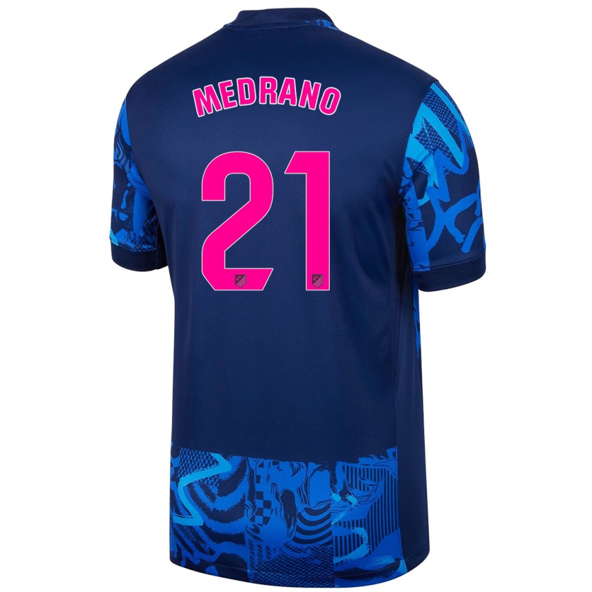 Men Football Fernando Medrano #21 Royal Blue Third Jersey 2024/25 T-Shirt Uk