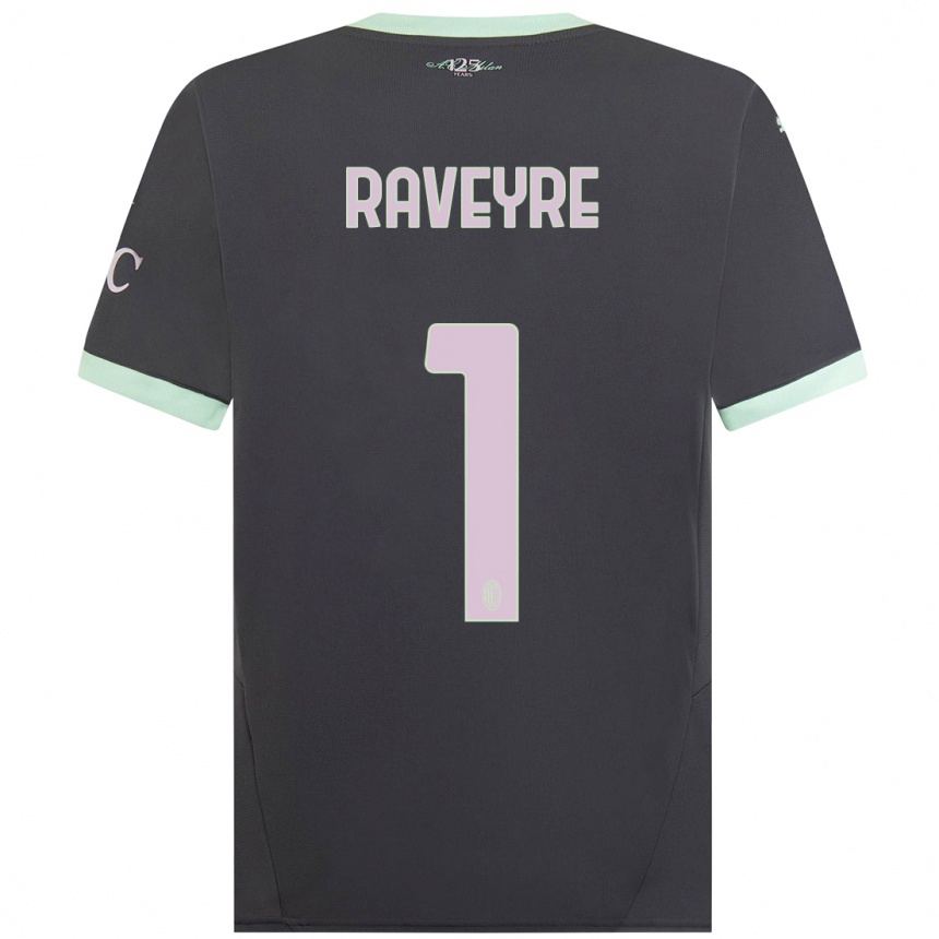 Men Football Noah Raveyre #1 Grey Third Jersey 2024/25 T-Shirt Uk