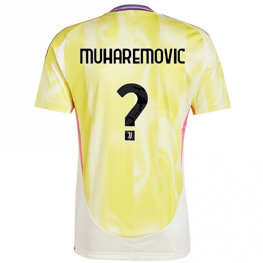 Women Football Tarik Muharemovic #0 Solar Yellow Away Jersey 2024/25 T-Shirt Uk