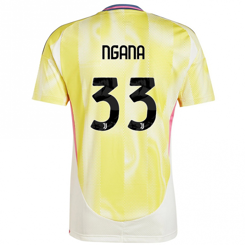 Women Football Valdes Ngana #33 Solar Yellow Away Jersey 2024/25 T-Shirt Uk