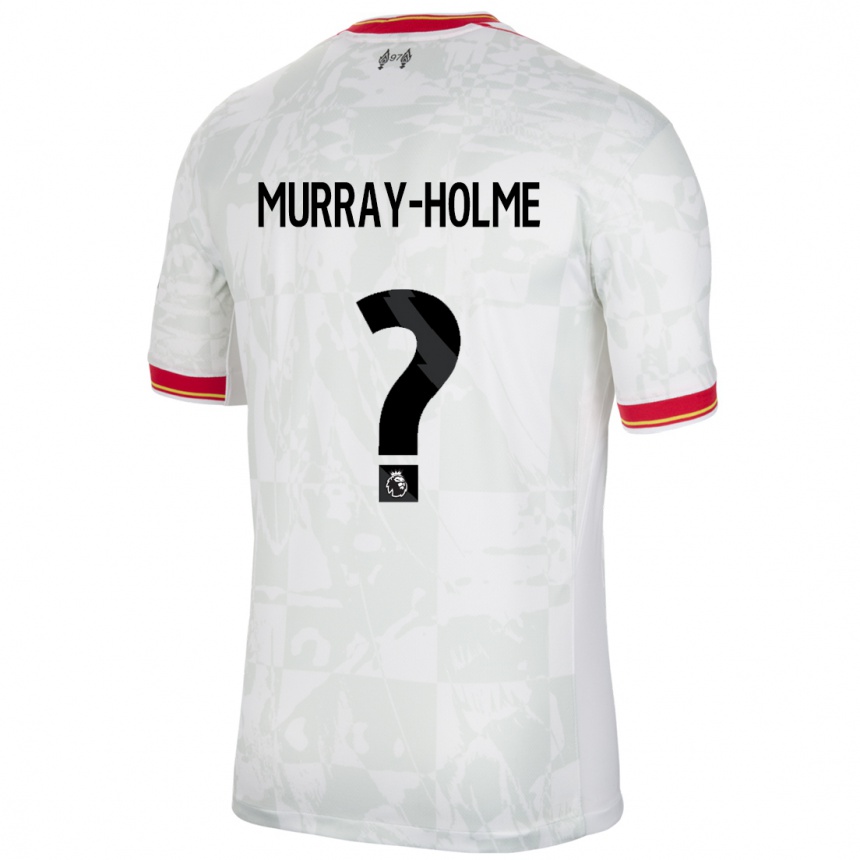 Women Football Hadyn Murray-Holme #0 White Red Black Third Jersey 2024/25 T-Shirt Uk