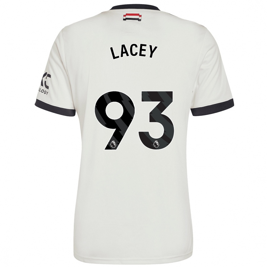 Women Football Shea Lacey #93 Off White Third Jersey 2024/25 T-Shirt Uk