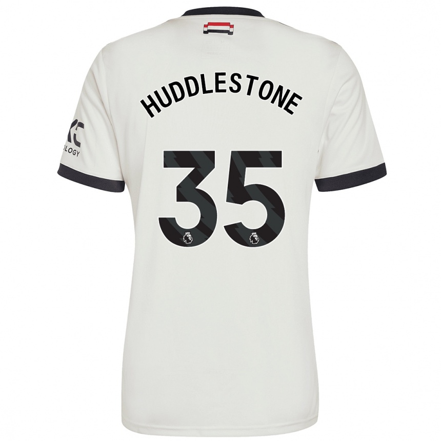 Women Football Tom Huddlestone #35 Off White Third Jersey 2024/25 T-Shirt Uk