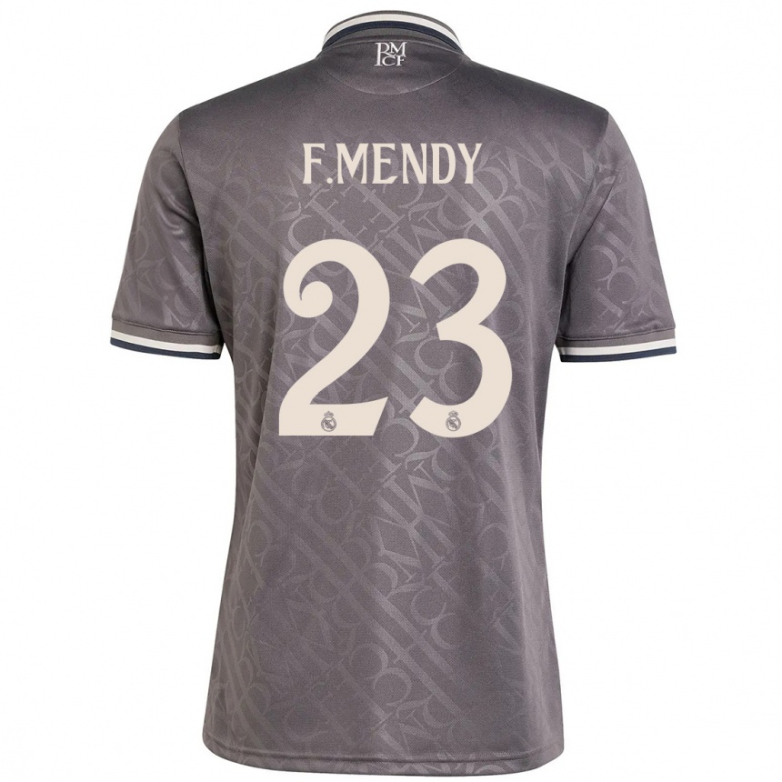 Women Football Ferland Womendy #23 Charcoal Third Jersey 2024/25 T-Shirt Uk