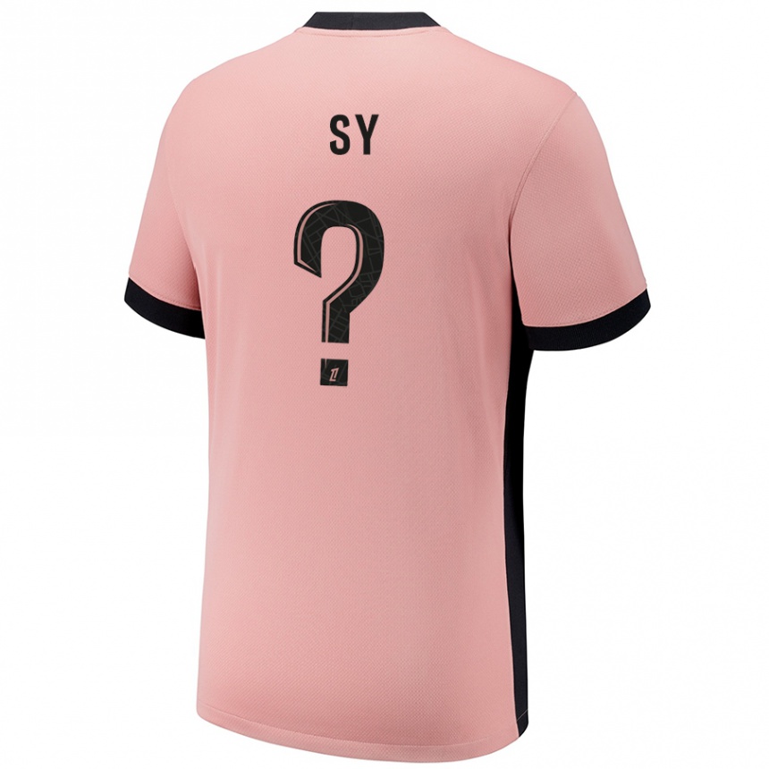 Women Football Bocar Sy #0 Rust Pink Third Jersey 2024/25 T-Shirt Uk