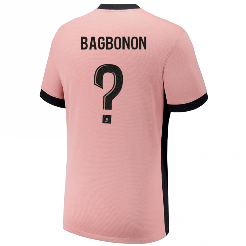 Women Football Ethan Bagbonon #0 Rust Pink Third Jersey 2024/25 T-Shirt Uk