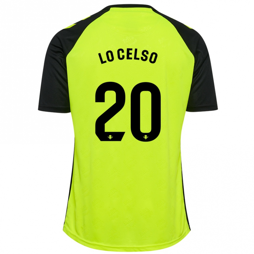 Kids Football Giovani Lo Celso #20 Light Blue Away Jersey 2024/25 T-Shirt Uk