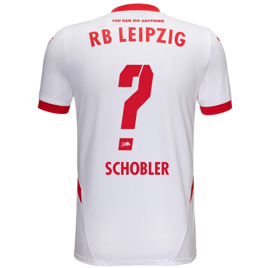 Kids Football Laurin Schößler #0 White Red Home Jersey 2024/25 T-Shirt Uk