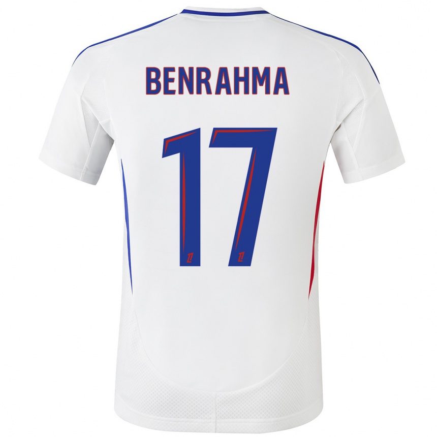 Kids Football Saïd Benrahma #17 White Blue Home Jersey 2024/25 T-Shirt Uk