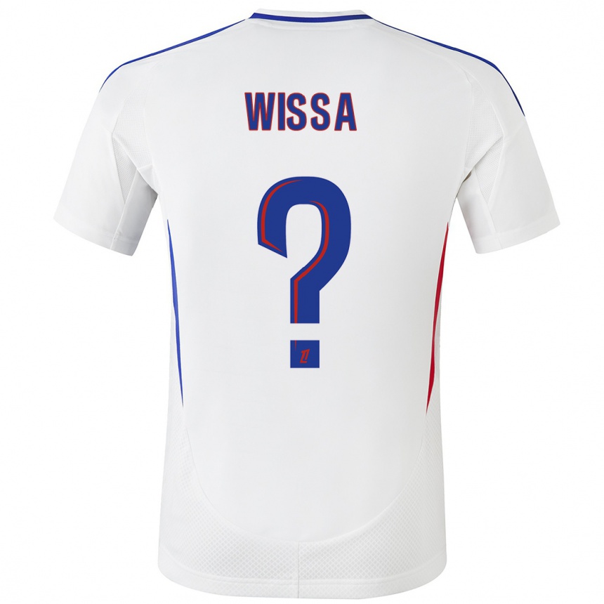 Kids Football Eli Wissa #0 White Blue Home Jersey 2024/25 T-Shirt Uk