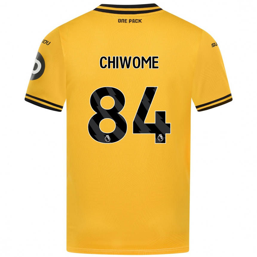 Kids Football Leon Chiwome #84 Yellow Home Jersey 2024/25 T-Shirt Uk