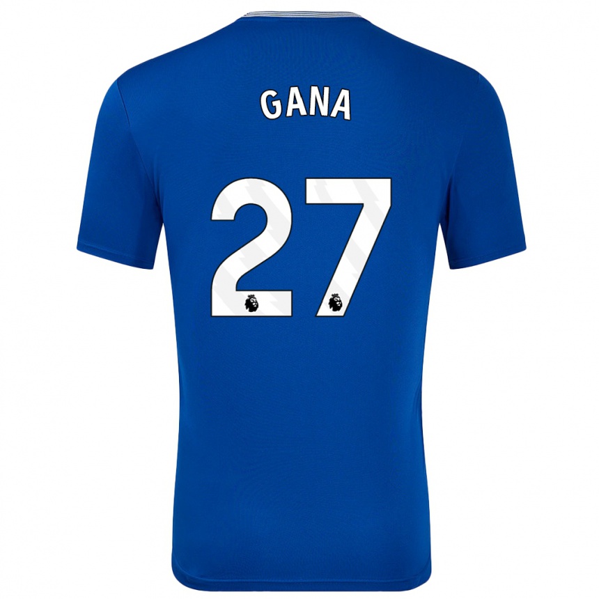 Kids Football Idrissa Gueye #27 Blue With Home Jersey 2024/25 T-Shirt Uk